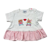 Load image into Gallery viewer, Girls Baby Charm, soft cotton t-shirt / top, GUC, size 00,  