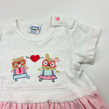 Load image into Gallery viewer, Girls Baby Charm, soft cotton t-shirt / top, GUC, size 00,  