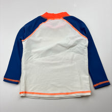 Load image into Gallery viewer, Boys Charlie &amp; Me, long sleeve rashie / swim top, shark, EUC, size 0,  