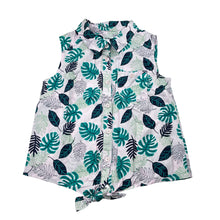 Load image into Gallery viewer, Girls Anko, cotton tie front shirt top, EUC, size 5,  