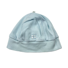 Load image into Gallery viewer, Boys blue, cotton hat / beanie, GUC, size 3 months,  