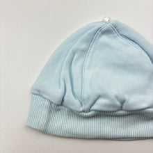 Load image into Gallery viewer, Boys blue, cotton hat / beanie, GUC, size 3 months,  