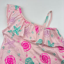 Load image into Gallery viewer, Girls Mango, cotton asymmetrical casual dress, GUC, size 1, L: 40cm