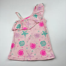 Load image into Gallery viewer, Girls Mango, cotton asymmetrical casual dress, GUC, size 1, L: 40cm