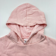 Load image into Gallery viewer, Girls H&amp;T, pink fleece lined cropped pocho sweater, EUC, size 7,  