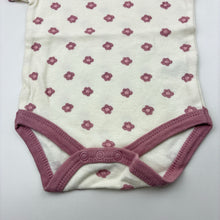 Load image into Gallery viewer, Girls Sandy &amp; Simon, floral cotton bodysuit / romper, GUC, size 00,  