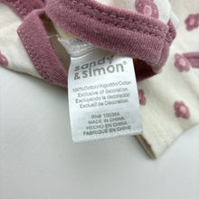 Load image into Gallery viewer, Girls Sandy &amp; Simon, floral cotton bodysuit / romper, GUC, size 00,  