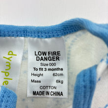 Load image into Gallery viewer, Unisex Dymples, cotton bodysuit / romper, fox, EUC, size 000,  
