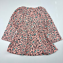 Load image into Gallery viewer, Girls Target, lightweight cotton long sleeve dress, GUC, size 1, L: 37cm
