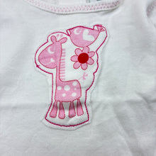 Load image into Gallery viewer, Girls Plum Precious, cotton long sleeve top, giraffe, FUC, size 000,  