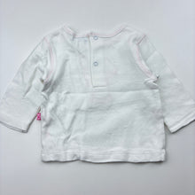 Load image into Gallery viewer, Girls Plum Precious, cotton long sleeve top, giraffe, FUC, size 000,  