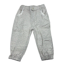 Load image into Gallery viewer, Girls Dymples, floral lightweight cotton pants, elasticated, GUC, size 1,  