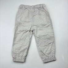 Load image into Gallery viewer, Girls Dymples, floral lightweight cotton pants, elasticated, GUC, size 1,  