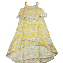 Load image into Gallery viewer, Girls Pumpkin Patch, lightweight summer hi-lo dress, FUC, size 6, L: 64cm at front