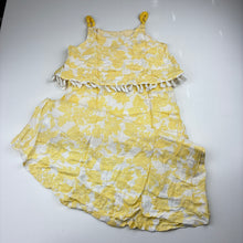 Load image into Gallery viewer, Girls Pumpkin Patch, lightweight summer hi-lo dress, FUC, size 6, L: 64cm at front