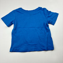 Load image into Gallery viewer, Boys Tilt, blue cotton t-shirt / top, dinosaur, GUC, size 0,  