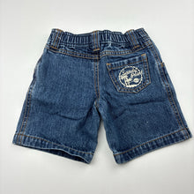 Load image into Gallery viewer, Boys Target, blue denim shorts,elasticated, GUC, size 00,  