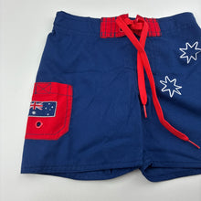 Load image into Gallery viewer, Boys ASC, lightweight board shorts, elasticated, Australia, GUC, size 0,  