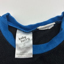 Load image into Gallery viewer, Boys Baby Berry, fleece long sleeve pyjama top, GUC, size 0,  