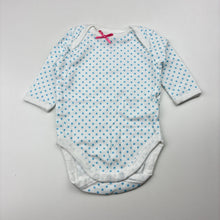 Load image into Gallery viewer, Girls Target, spotted cotton bodysuit / romper, EUC, size 000,  
