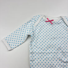 Load image into Gallery viewer, Girls Target, spotted cotton bodysuit / romper, EUC, size 000,  