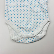Load image into Gallery viewer, Girls Target, spotted cotton bodysuit / romper, EUC, size 000,  