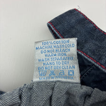 Load image into Gallery viewer, Girls JSP, dark denim casual dress, GUC, size 1-2, L: 45cm
