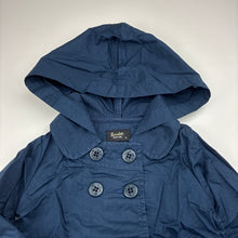 Load image into Gallery viewer, Girls Bardot Junior, navy cotton lightweight jacket / coat, EUC, size 2,  