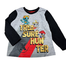 Load image into Gallery viewer, Boys Treasure X, long sleeve pyjama top, GUC, size 4,  
