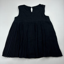 Load image into Gallery viewer, Girls Target, black stretchy swing top, GUC, size 7,  