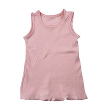 Load image into Gallery viewer, Girls BabyBuds, pink ribbed cotton singlet top, GUC, size 000,  