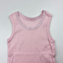 Load image into Gallery viewer, Girls Anko, pink cotton singlet top, EUC, size 0,  