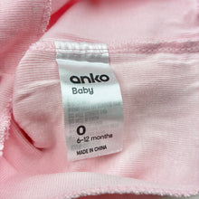 Load image into Gallery viewer, Girls Anko, pink cotton singlet top, EUC, size 0,  