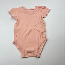 Load image into Gallery viewer, Girls Target, peach cotton bodysuit / romper, EUC, size 000,  