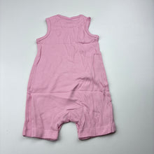 Load image into Gallery viewer, Girls Anko, pink cotton romper, heart, GUC, size 00,  
