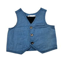 Load image into Gallery viewer, Boys Target, lightweight denim waistcoat, GUC, size 1,  