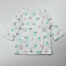 Load image into Gallery viewer, Girls Carters, cotton long sleeve top,owls, GUC, size 000,  