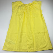 Load image into Gallery viewer, Girls Cotton On, yellow lightweight cotton casual dress, EUC, size 7, L: 67cm