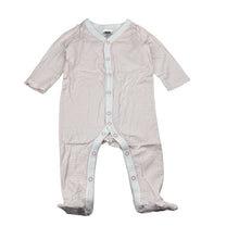 Load image into Gallery viewer, Girls Target, pink stripe cotton romper, EUC, size 000,  