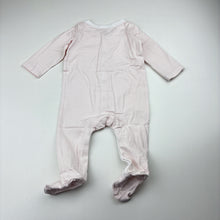 Load image into Gallery viewer, Girls Target, pink stripe cotton romper, EUC, size 000,  