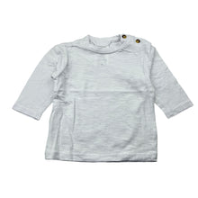 Load image into Gallery viewer, Boys Baby Baby, white cotton long sleeve top, FUC, size 00,  