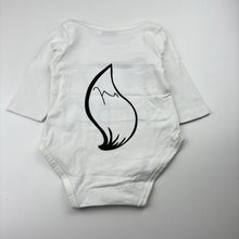 Load image into Gallery viewer, Girls Catpapa, stretchy bodysuit / romper, fox, GUC, size 1,  