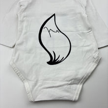 Load image into Gallery viewer, Girls Catpapa, stretchy bodysuit / romper, fox, GUC, size 1,  