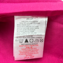 Load image into Gallery viewer, Girls Patch Princess, lined pink &amp; purple spot party dress, FUC, size 2, L: 47cm