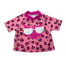 Load image into Gallery viewer, Girls Dymples, short sleeve rashie / swim top, GUC, size 000,  