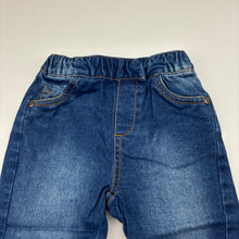 Load image into Gallery viewer, Unisex TheKidStore, stretch denim pants,elasticated, GUC, size 00,  
