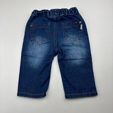 Load image into Gallery viewer, Unisex TheKidStore, stretch denim pants,elasticated, GUC, size 00,  