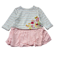 Load image into Gallery viewer, Girls Dymples, long sleeve casual dress, care labels removed, GUC, size 00, L: 34cm