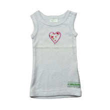 Load image into Gallery viewer, Girls 4 Little Ducks, cotton singlet top,heart, EUC, size 00,  
