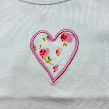 Load image into Gallery viewer, Girls 4 Little Ducks, cotton singlet top,heart, EUC, size 00,  